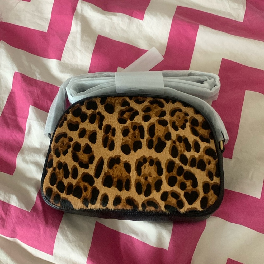Jcrew Leopard Purse